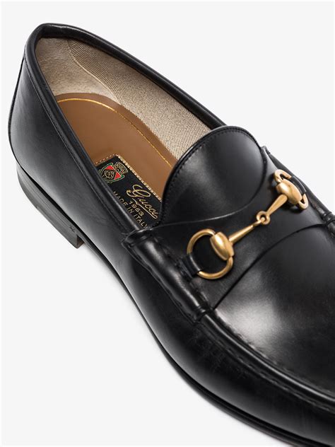 Black Gucci 1953 Horsebit Loafers for Men .